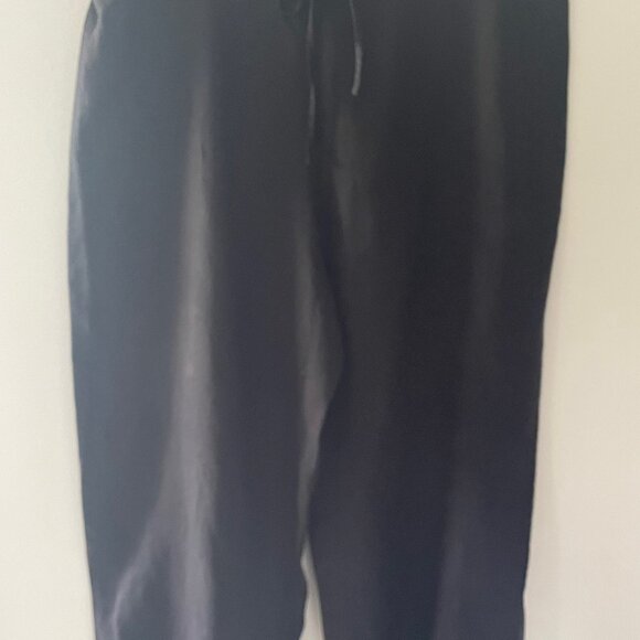 EILEEN FISHER Women's L 100% Irish Linen Wide-Leg High-Rise Cropped Pants - Picture 6 of 16